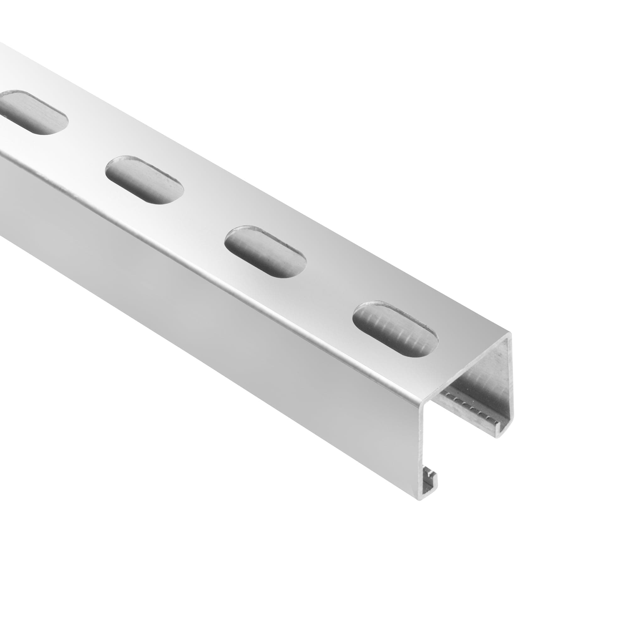 SKTREX 1-5/8" 12 Gauge Metal Strut Channel, Slotted Back, Pre-Galvanized Zinc 5 Foot Length (1)