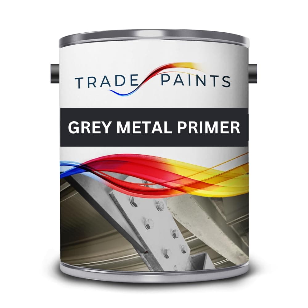Grey Oxide Bare Metal Primer – 5L - Anti-Corrosion Protection, Fast Drying, High Coverage, Durable Primer for Metal Surfaces
