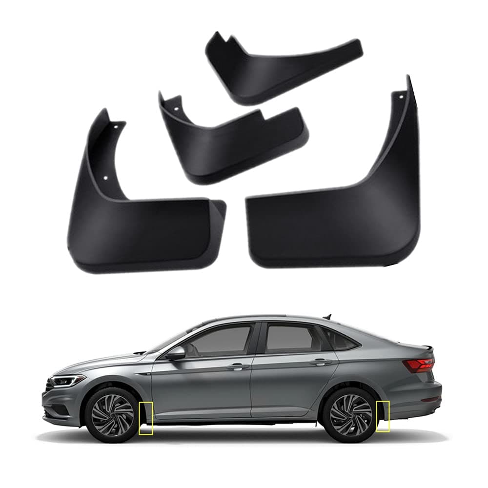Mud Flaps Kit for 2024 Volkswagen VW Jetta 2019-2023 Mud Splash Guard Front and Rear 4-PC Set by TOPGRIL