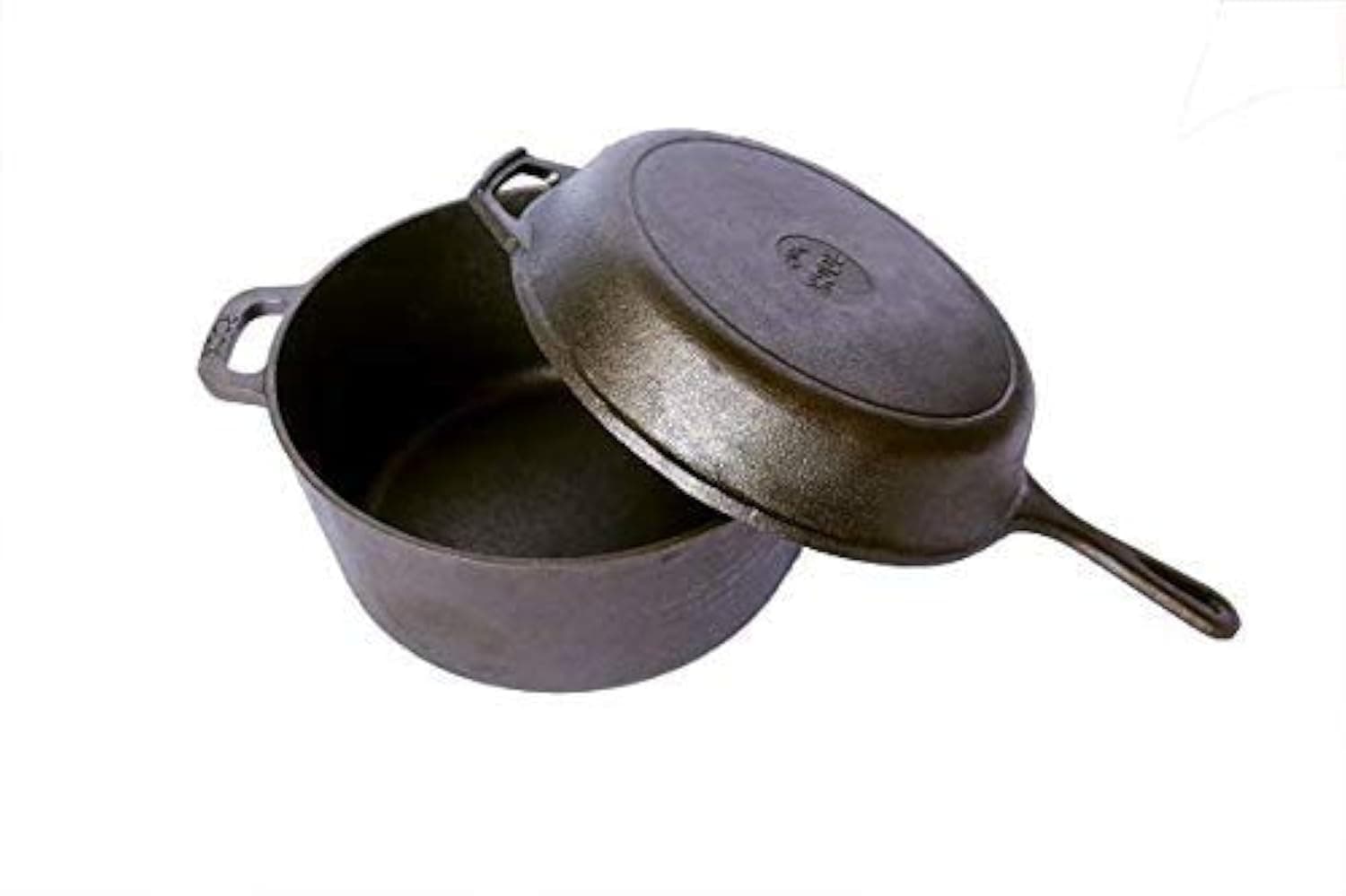 Rock Tawa Cast Iron Dutch Oven 5 Litres Combo (3 Litres)