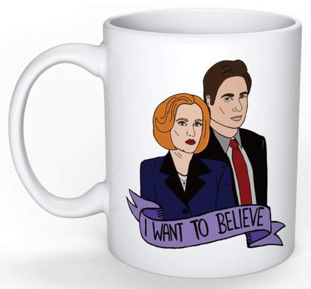 ExtraOrdinaryMugs - The X Files Mug (Dana Scully, Fox Mulder, The Truth is Out There, UFO, Alien, SciFi, Buffy, Roswell, Charmed, SCI FI, Blair Witch), 11oz Ceramic Coffee Cup, High Gloss