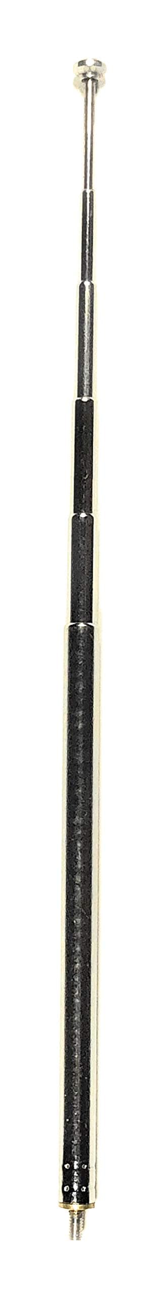 Telescopic Antenna for Uniden Bearcat Base Radio Scanners with Hole in Top of Scanner Cabinet