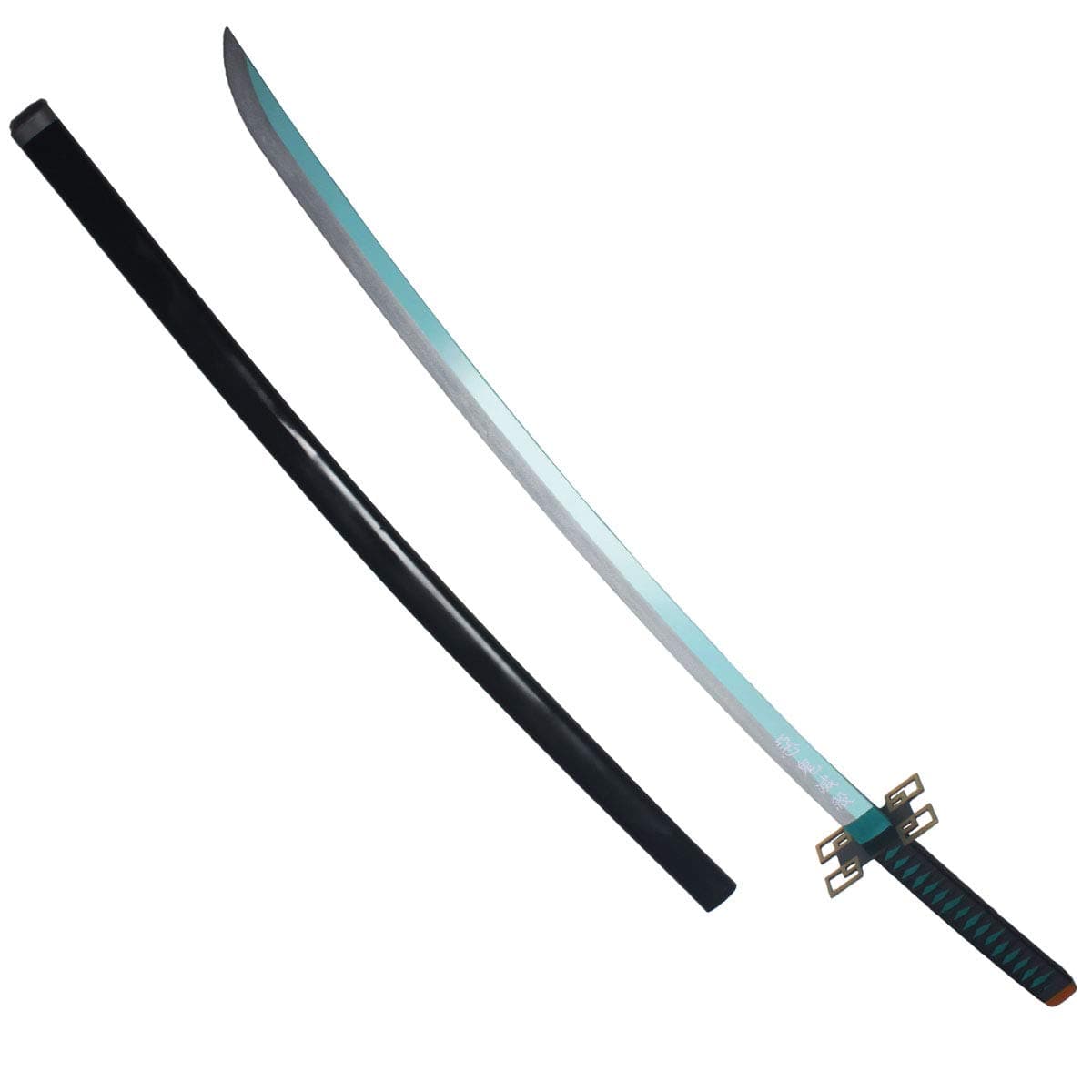 Demon Slayer Kimetsu No Yaiba Tokitou Muichirou Sword Scabbard Handheld PVC 41'' Cosplay Prop