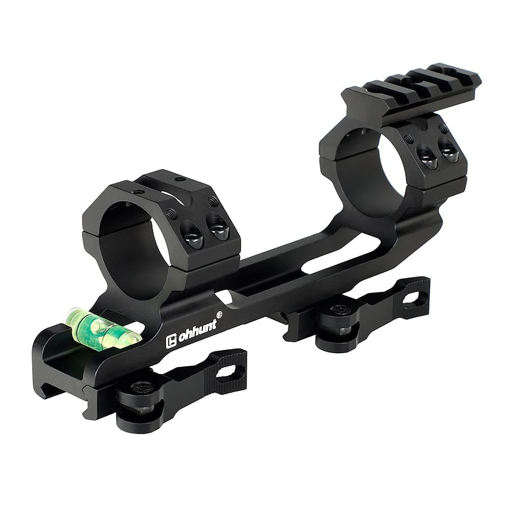 ohhunt Scope Mount 1 inch 30mm Picatinny Scope Mounts Rings QD Quick Release with Scope Level