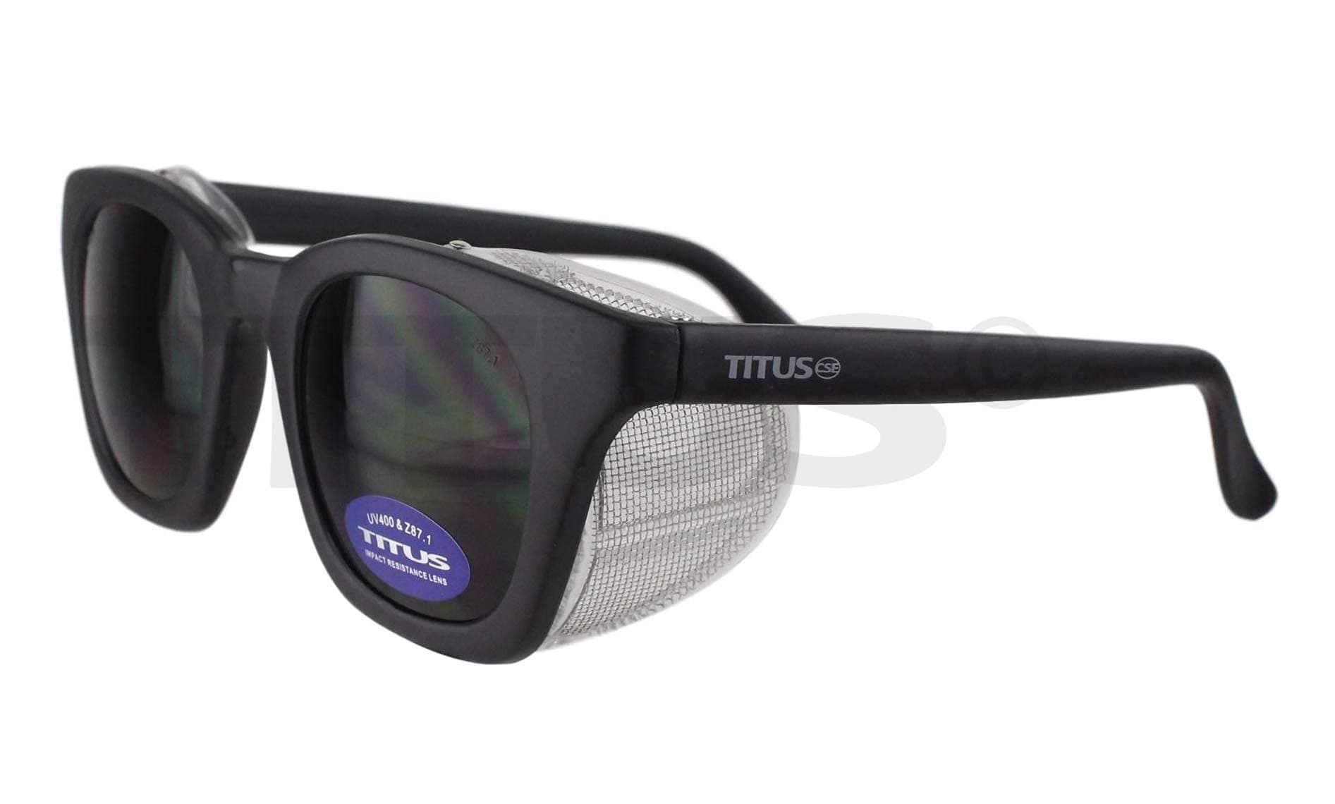 TITUS Retro Style IR Welding Safety Glasses w/Folding Side Shield or OTG Fit over Rx Glasses IR3 IR5
