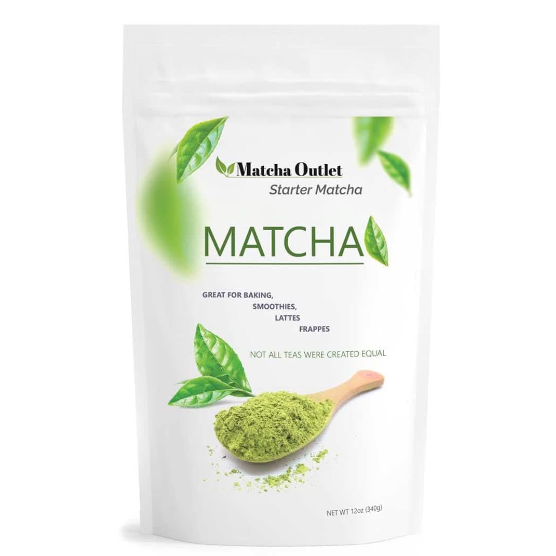 Matcha Green Tea Powder - Culinary Grade Green Tea Appetizer - Made by Matcha Outlet - (340ml)