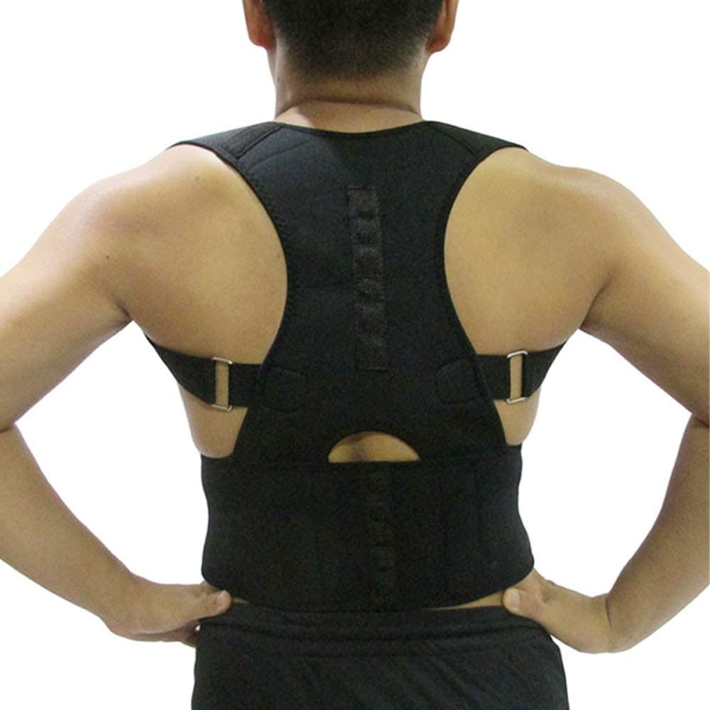 Magnetic Posture Therapy Corrector, LIANTH Posture Corrective Back Brace for Men & Women | Lumbar Pain Relief | Shoulder & Back Support Belt
