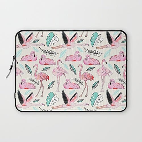 15" Flamingos Forever Computer Case Bag Slim Protective Laptop Sleeve Cover for MacBook Pro/Laptops / Notebook