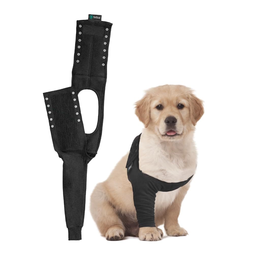 Recovery Sleeve Dog, XX-Small, Black