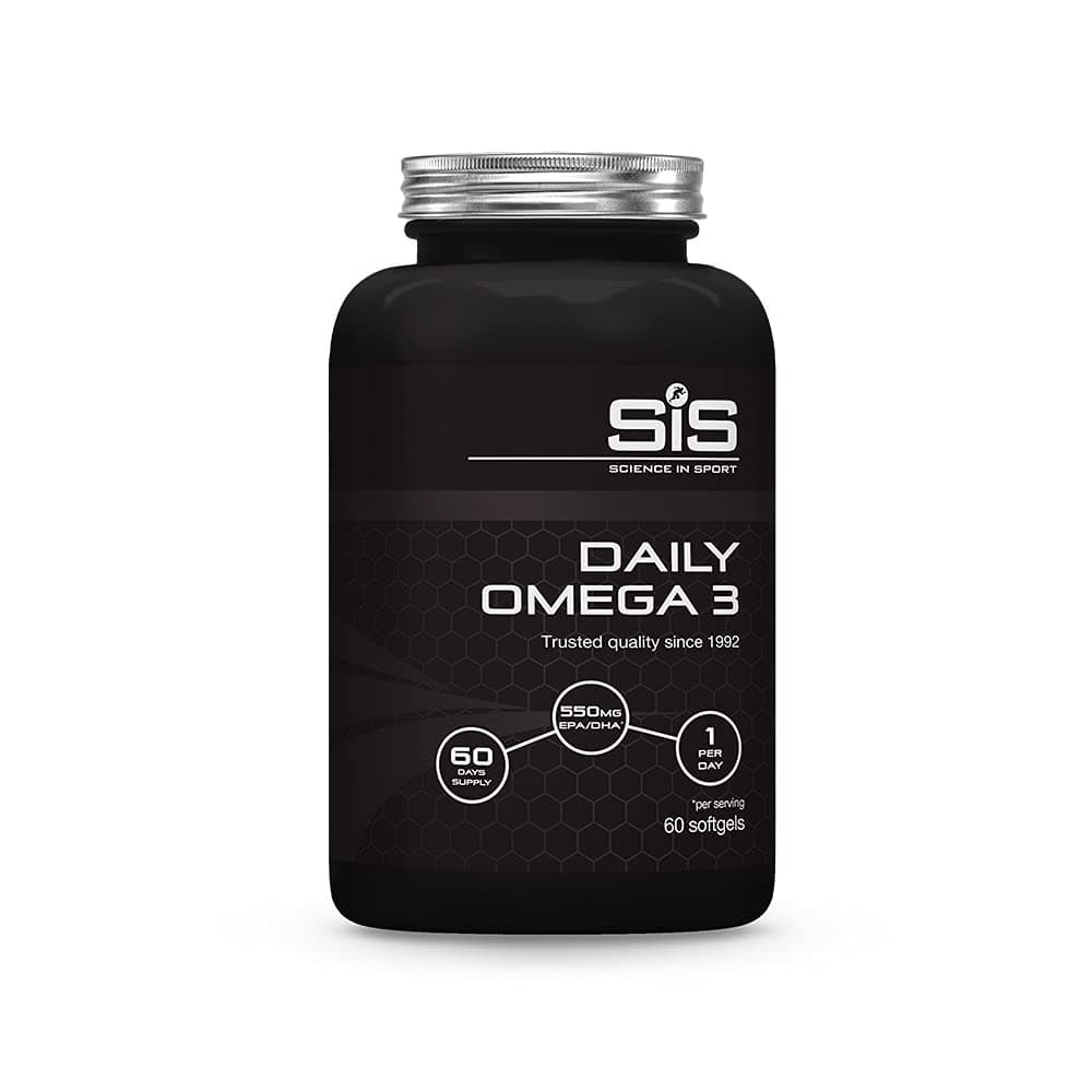 Science in Sport | Daily Omega 3 Softgel Capsules | 550mg EPA/DHA per Daily Serving | Supports Heart, Brain Function & Eye Health| Dairy-Free, Gluten-Free | 60 Capsules (60 Days Supply)