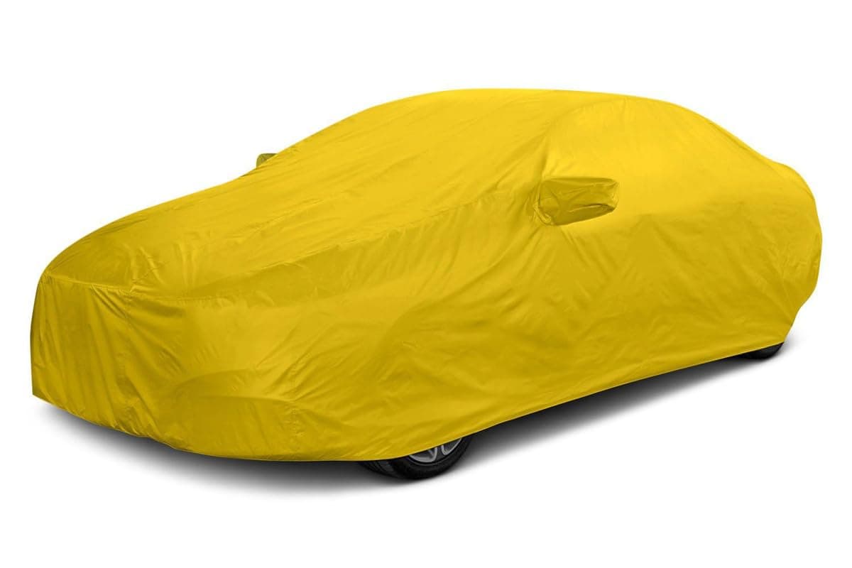 PROTEGO All Weather Protection Golden Car Cover for Range Rover Evoque | Anti Dust, 100% Waterproof, Durable Cover - Triple Stitched Elastic Grip with Mirror Pocket | (Gold)