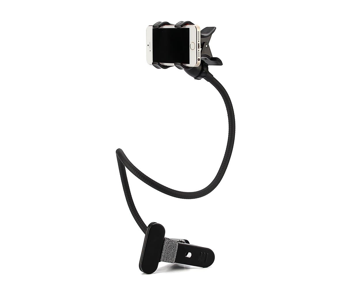 hereSmart Flexible Long Arms Cell Phone Clip Holder Stand for iPhone, Samsung Galaxy, HTC, Nokia, LG, Blackberry Holder with Fully Function