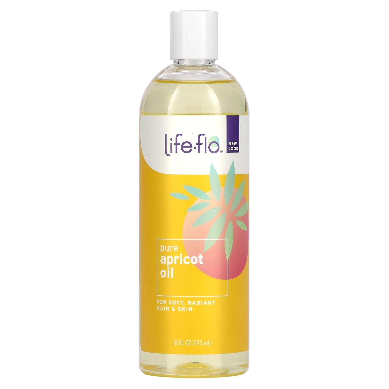 Life-FloOil, Pure Apricot, 16 Ounce