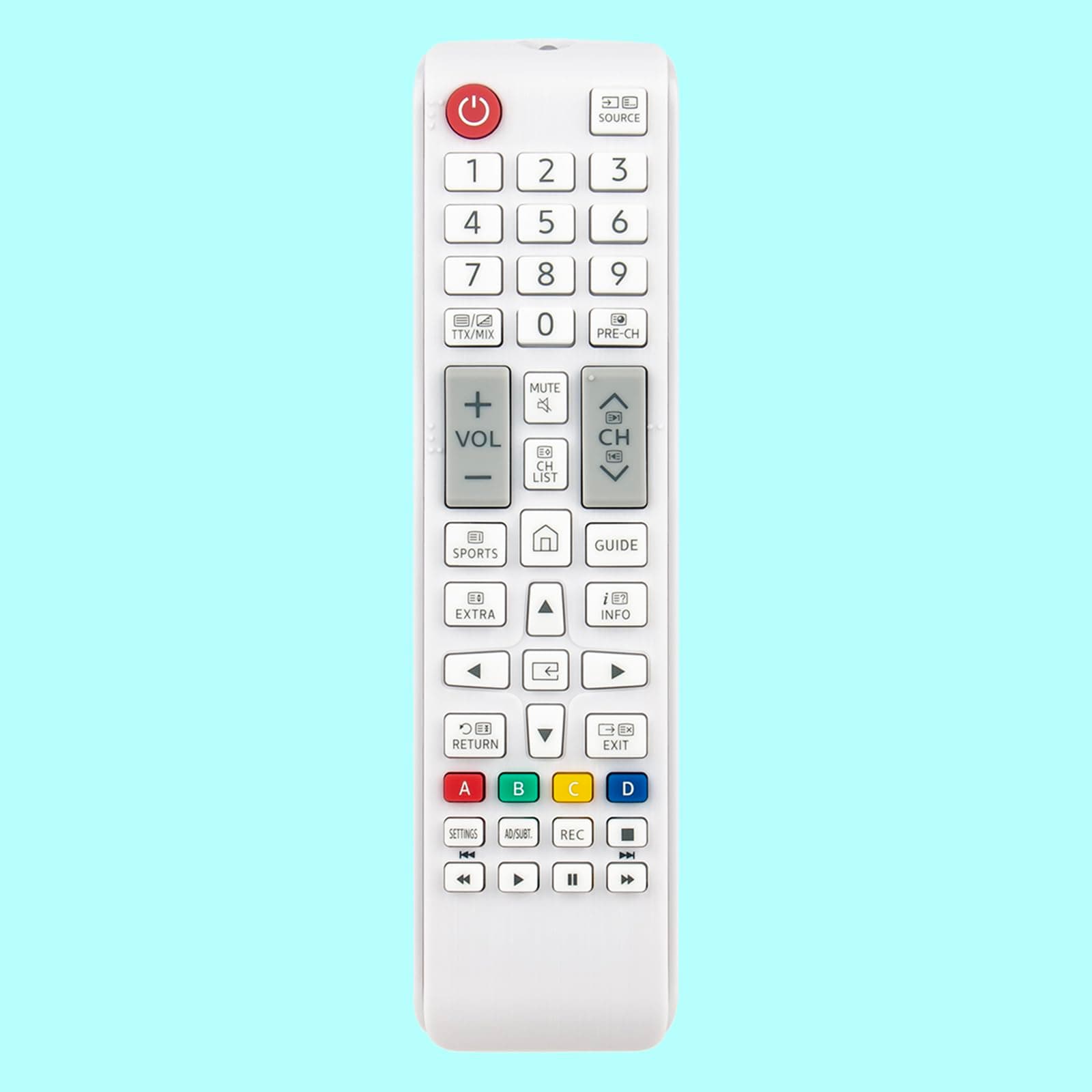VINABTY Replacement Remote Fit for Samsung K5580 K5510 K5600 KU7510 5 Series Smart TV UE32K5500 UE32K5600 UE40K5500 UE40K5510 UE40K5600 UE49K5500 UE49K5510 UE49K5600 UE55K5500 UE55K5510 UE55K5600