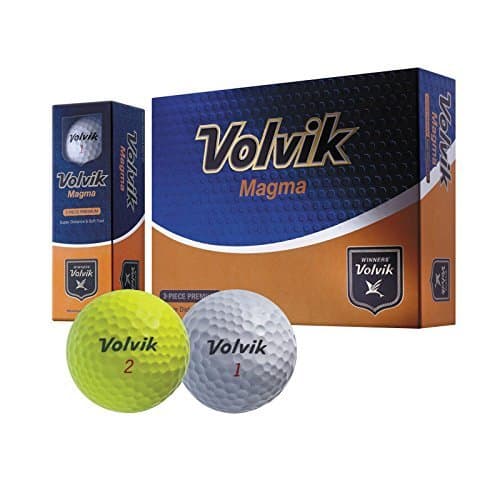 Volvik Magma 3 Piece Non Usga Conforming Super Distance lllegal Golf Ball Yellow