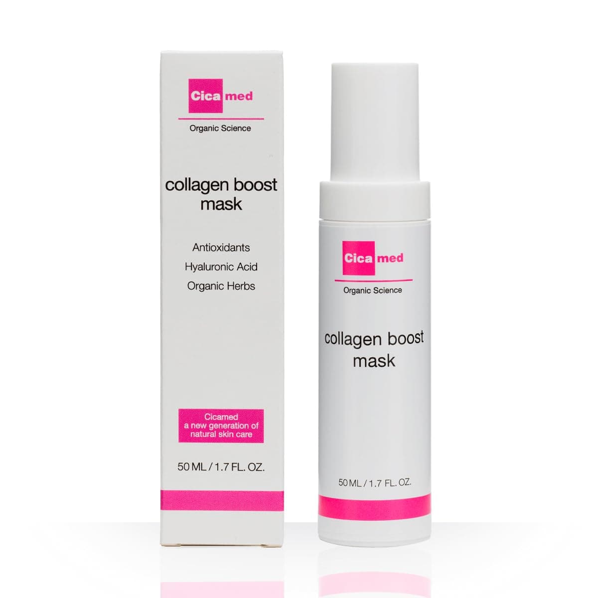 CicamedAnti-aging Collagen Boost Facial Leave on Mask, Organic Science, Instant firming