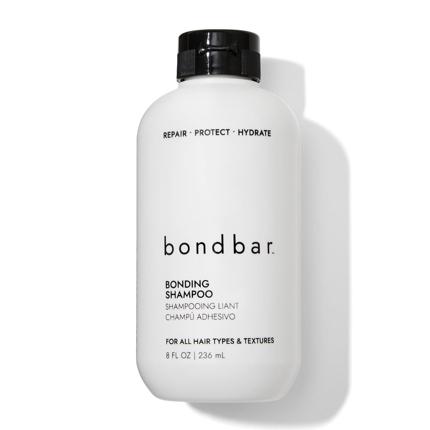 Bondbar Repairing Shampoo, Protects, Strengthens & Hydrates All Hair Types & Textures, Prevents Flyaways & Frizz, Adds Moisture & Shine, Vegan, CrueltyFree, 8 Fl. Oz.