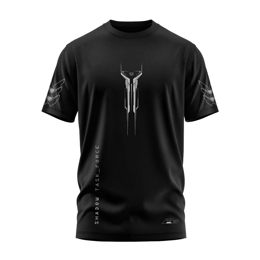 Aero ArmourShadow Taskforce Printed Cotton T-Shirt | Half Sleeve | Regular Fit | Zero Shrinkage | Round Neck