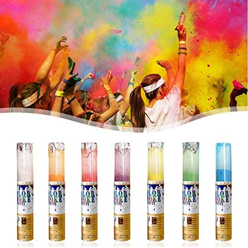 CURE SECRET Smoke Show Props Studio Photography Props Outdoor Party Colorful Spray Corn Flour Props(Multicolor Choices)