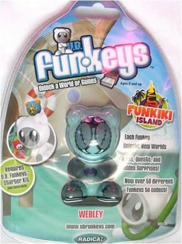 U.B. Funkeys Funkiki Islands Figure Webley Blue