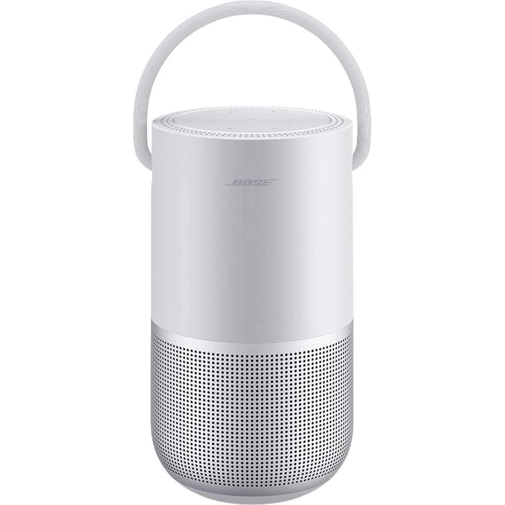 Bose Portable Smart Speaker — Wireless Bluetooth Speaker with Alexa Voice Control Built-In, Silver