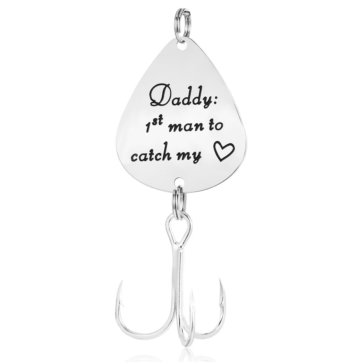 ELOI Fishing Lure Hook for Dad Fisherman Father's Day Daddy Christmas Gift from Daughter