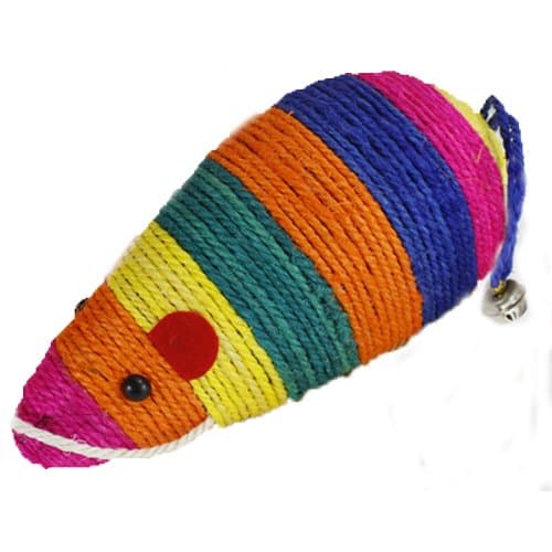 Natural Sisal Lovely Big Mouse Shaded Cat Scratch Board Cat Toy