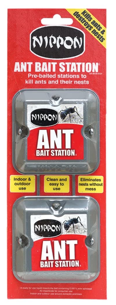 Hezvic Nippon Ant Bait StationTwin Pack with a Thank You Sticker - Ant and Nest Killer
