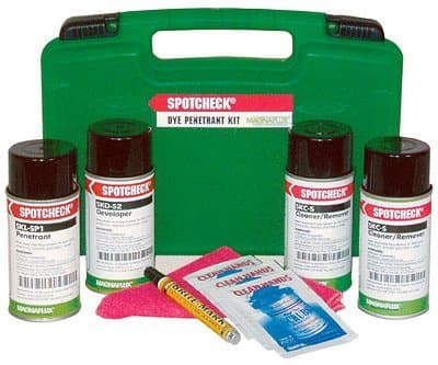 Aircraft Tool Supply Magnaflux Portable Spotcheck Kit