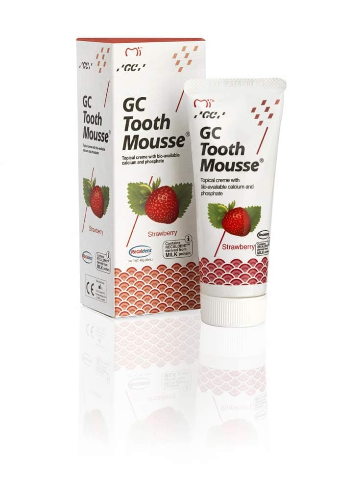 DentalWorldOfficial Gc Multi Action Tooth Mousse Remineralising Sugar Free Dental Topical Creme (Strawberry), 40 g