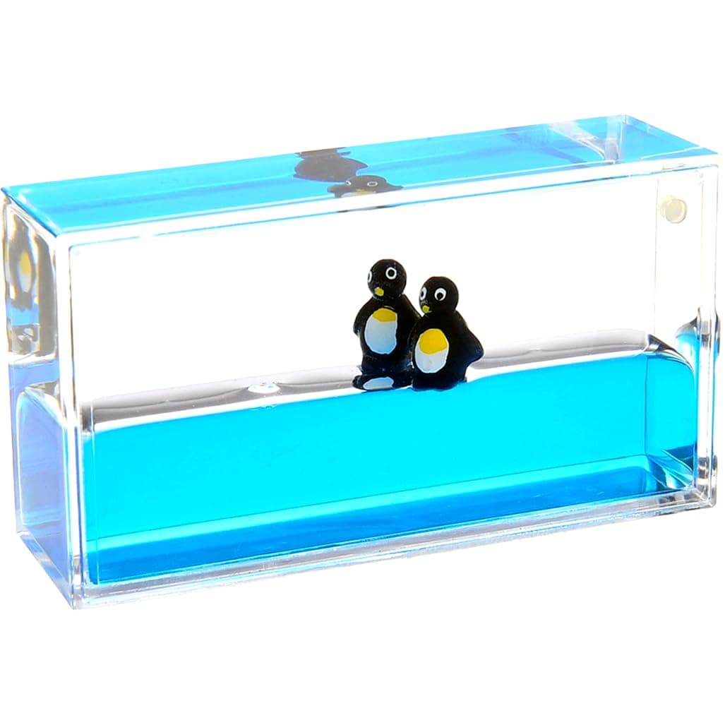 Liquid Penguin Paperweight | Calming and Relaxing Toy | Autism Toys | Children Activity | Desk Toys | Quite Time Toys