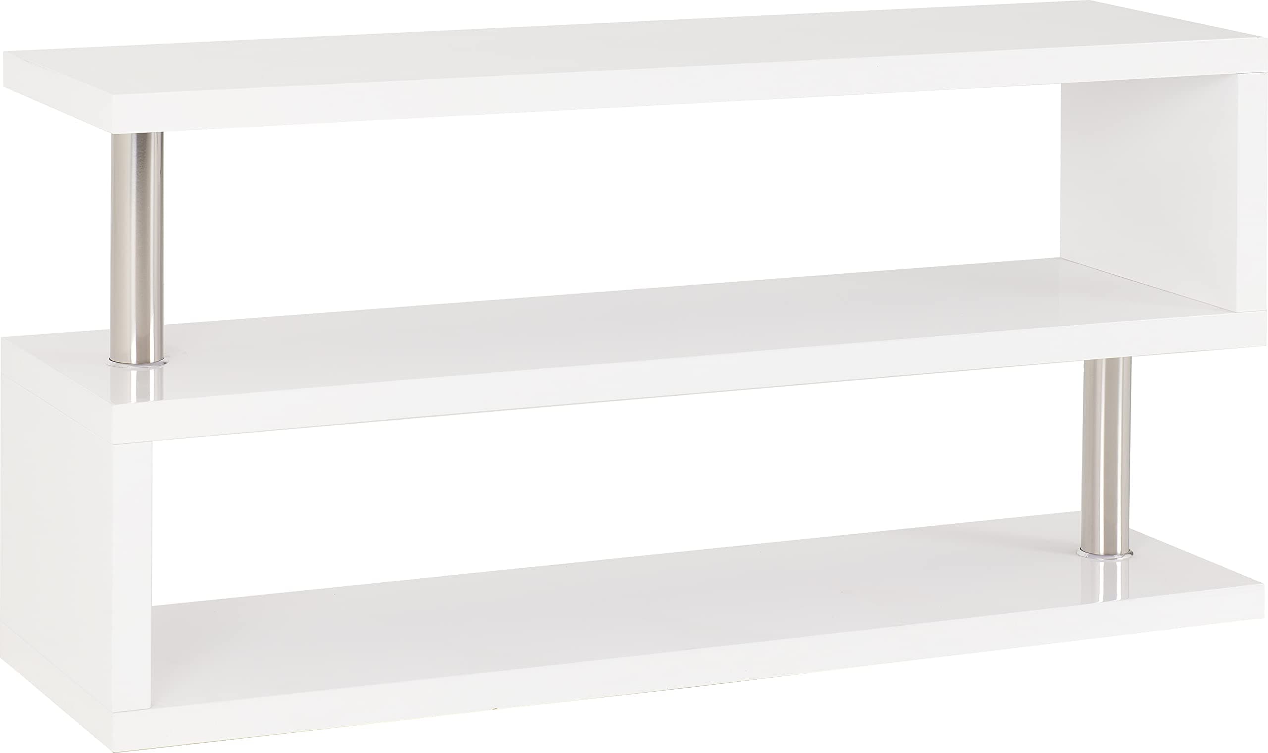 Seconique Charisma TV Stand, White Gloss, One Size