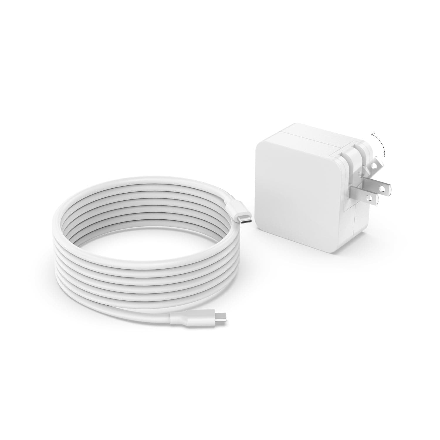 65W Fast GaN Charger for Samsung Galaxy Book Pro & Pro 360 Laptop (NP950QDB NP930QDB NP935QDC NP950XDB NP930XDB) Notebook 7 9, USB C Type C, Mini & Compact (60% Smaller), UL Certified, 7.5ft Cable