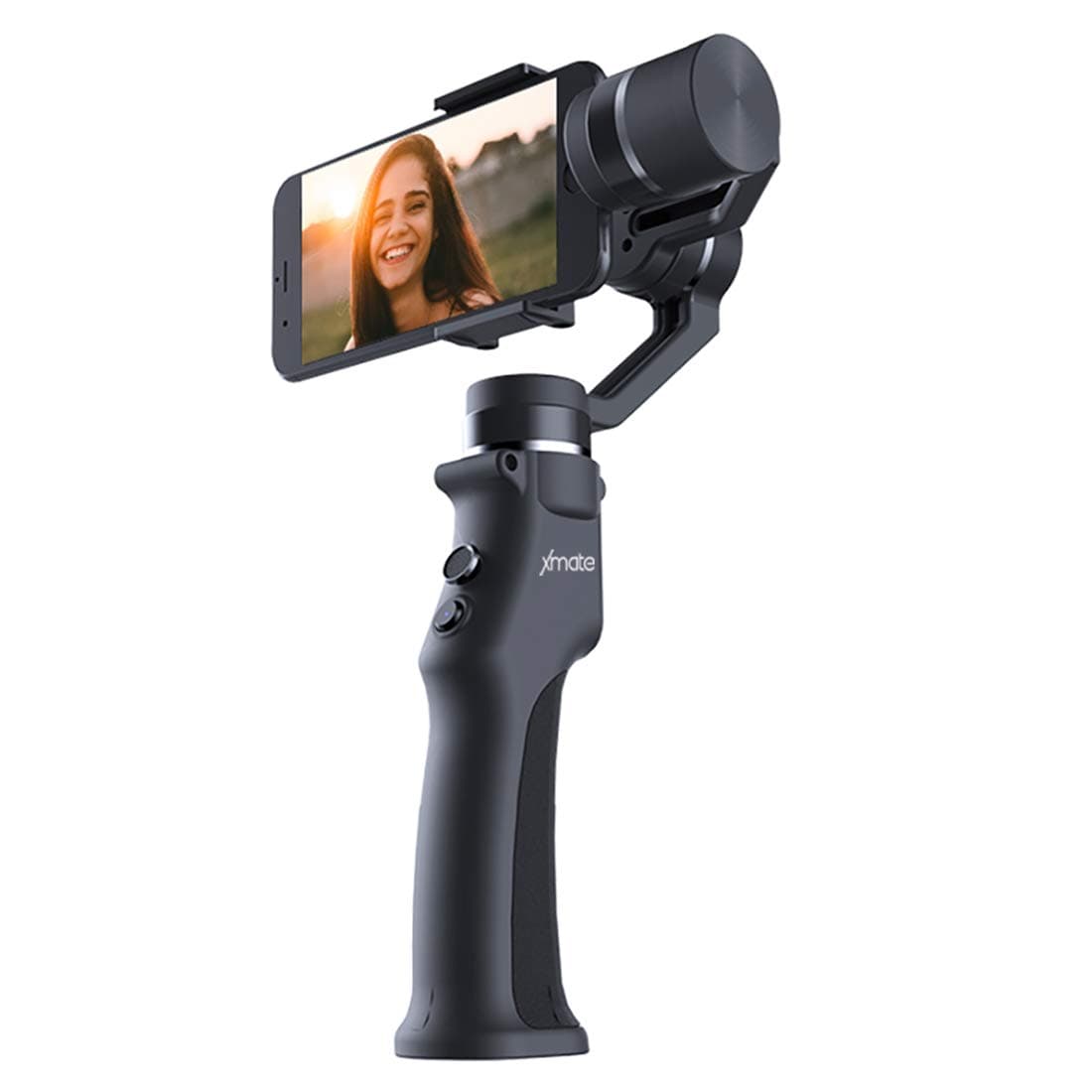 Xmate Cruise 3 Axis Handheld Smartphone Gimbal (Black) |Object Tracking | with Zoom Capability |Video Edit & Share Support | 8 Hours Battery Life