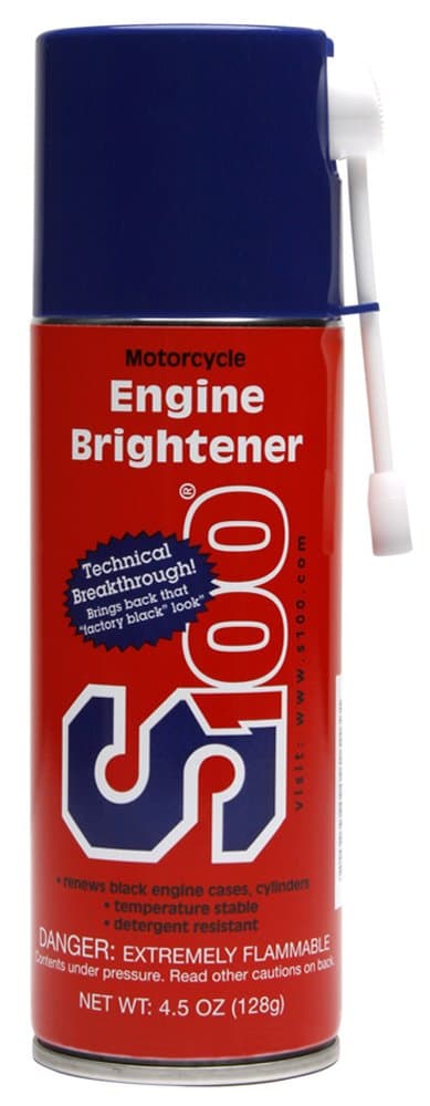 S100 19200A Engine Brightener Aerosol - 4.5 oz, Red Blue