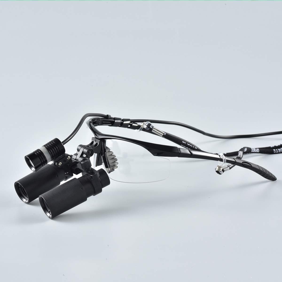 5X 6X Optional Binocular Medical Surgical Dental Loupes with Led Headlight for Dentistry Surgery Others (Working Distance: (R 420mm), Magnification:5X)