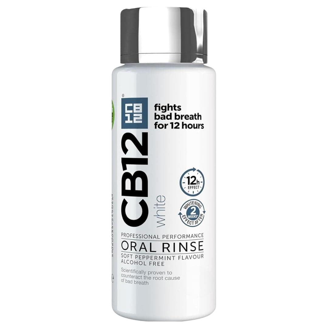 CB12 White Mouthwash, Whiter Teeth After 2 Weeks, Pleasant Breath For 12 Hours, 250 ml