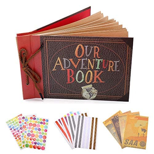 Our Adventure Book Scrapbook Photo Album Pixar Up Handmade DIY Photo Album Family Wedding Anniversary Scrapbooking Album