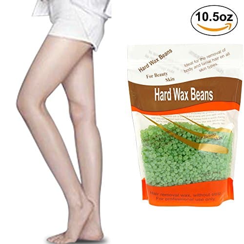 Hair Remover Wax Beans,Natural Hot Film Stripless Full-Body for Man and Woman Facial Arm Legs and Sensitive Areas Depilatory Wax