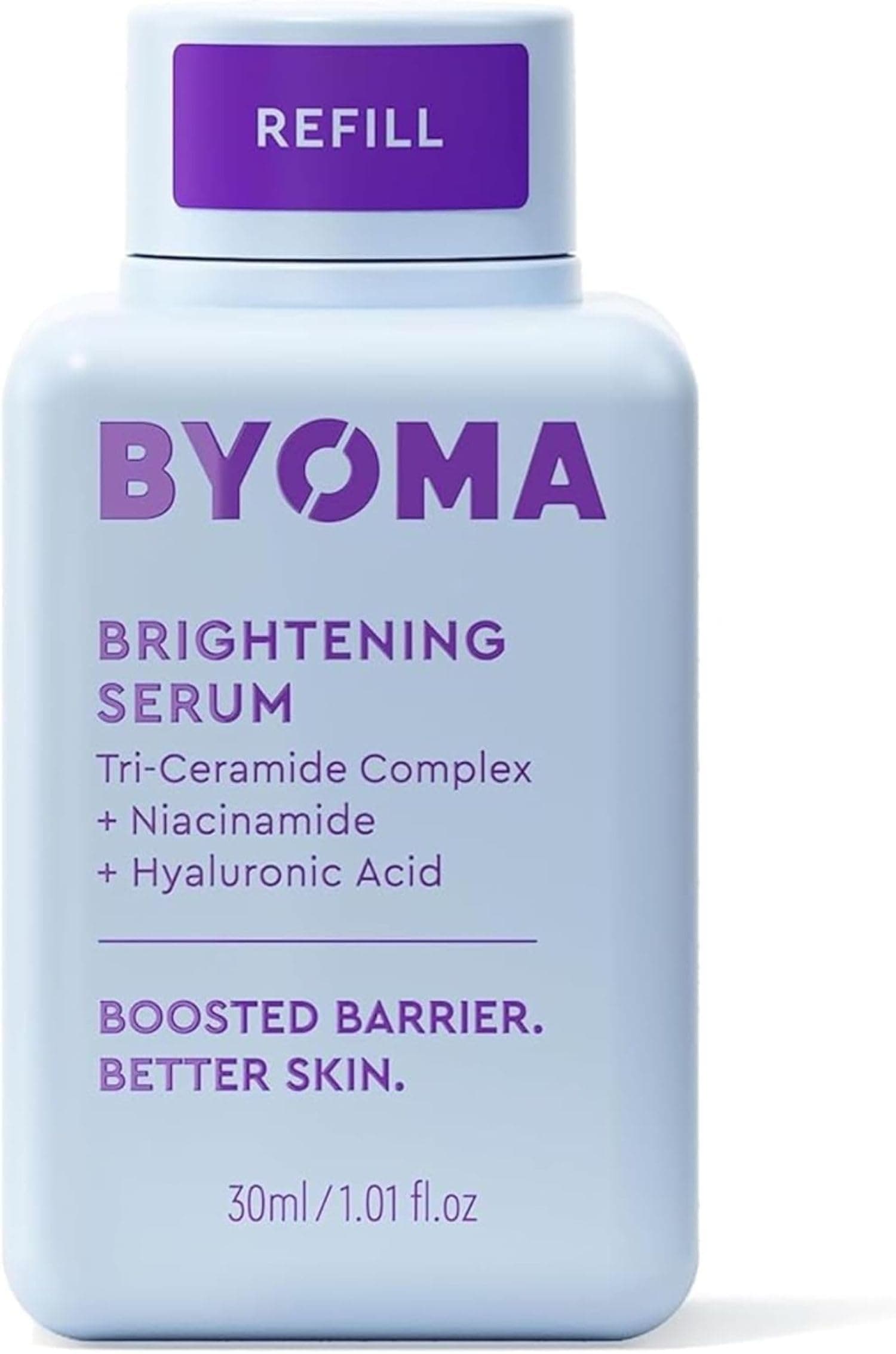 Brightening Serum Refill (30ml) Brightening and Hydrating Face Serum with Hyaluronic Acid, Niacinamide and Ceramides for a Glowing and Radiant Skin