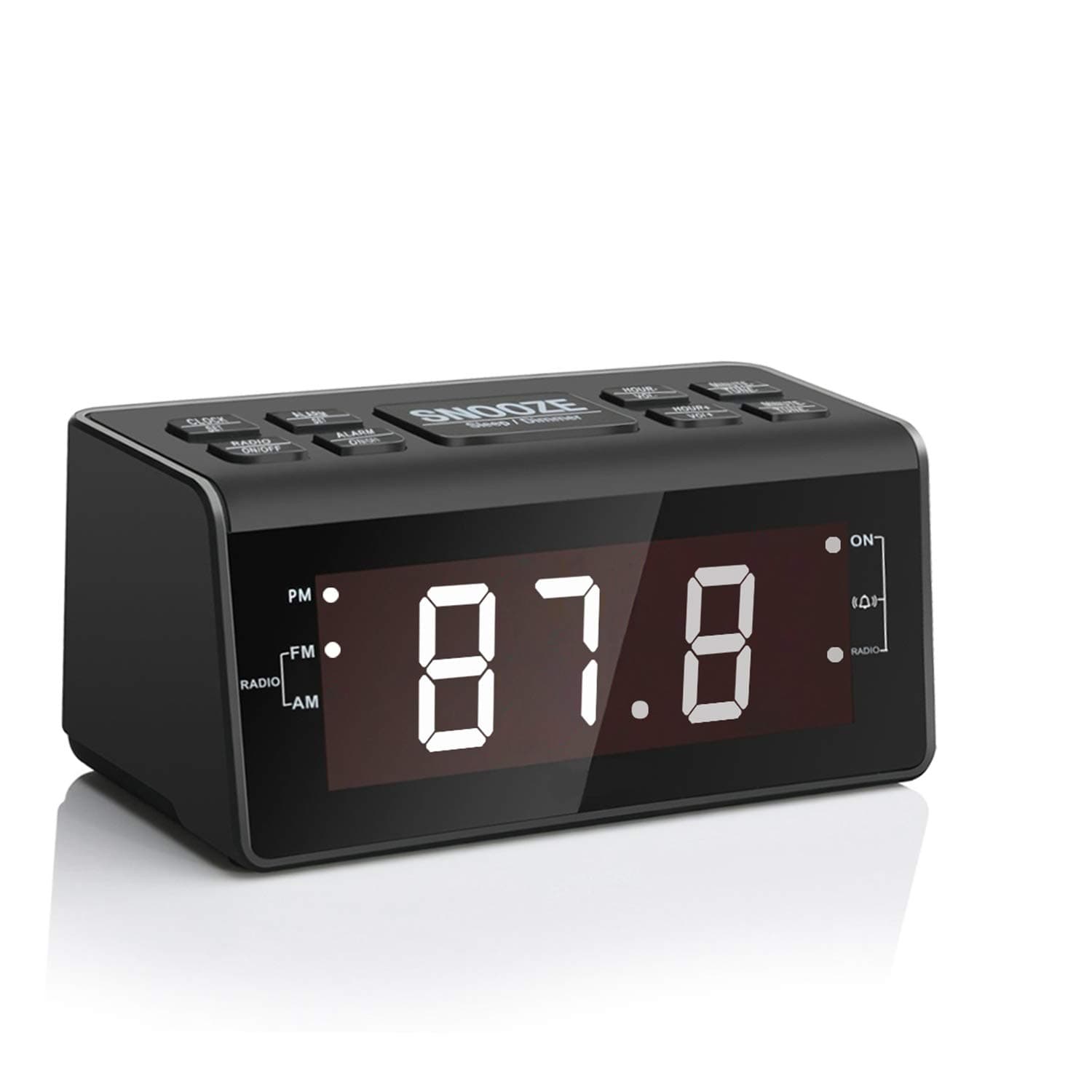 Alarm Clock Radio, Digital AM FM Clock Radio for Bedrooms or Livingroom
