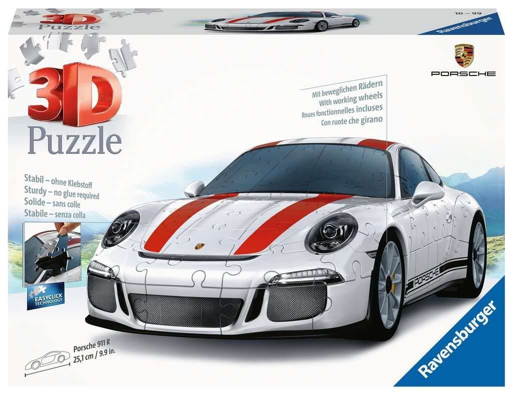 Ravensburger PORSCHE 911 108P,White,10" x 4" x 2.75",12528