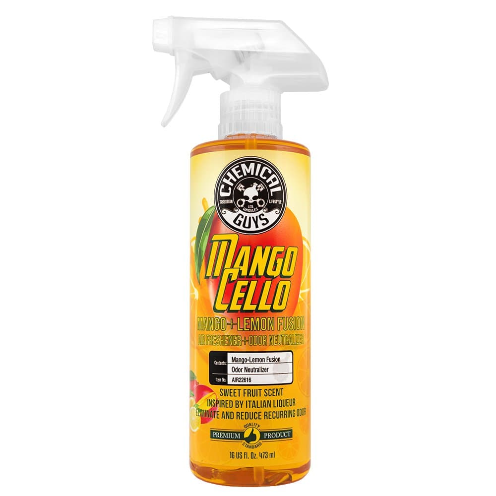 Chemical Guys AIR22616 Air Freshener & Odor Neutralizer (Mangocello Mango Lemon Fusion), 16 fl. Oz
