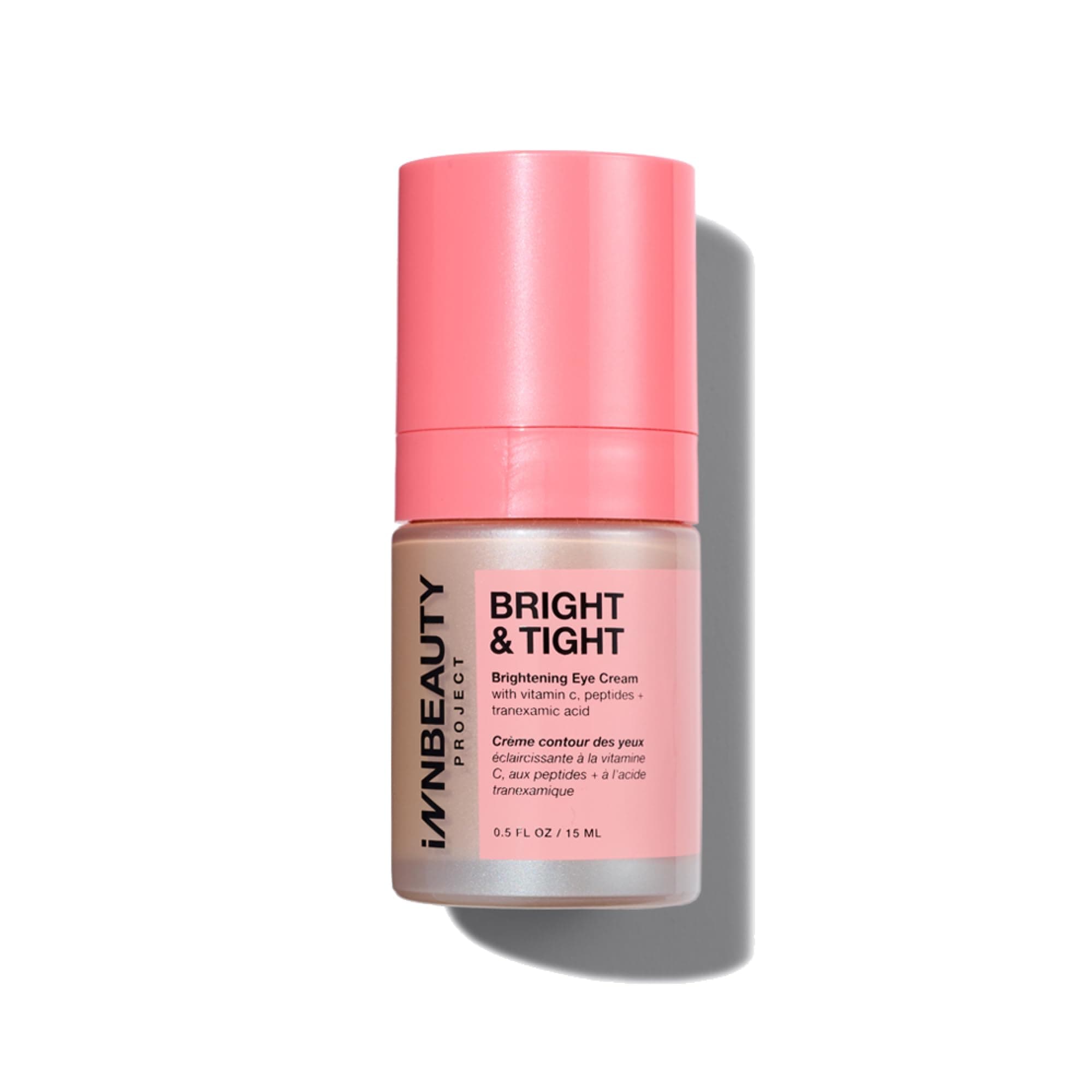 Bright & Tight Eye Cream with Vitamin C & Peptides for Dark Circles & Firming, 0.5 OZ (15ml)