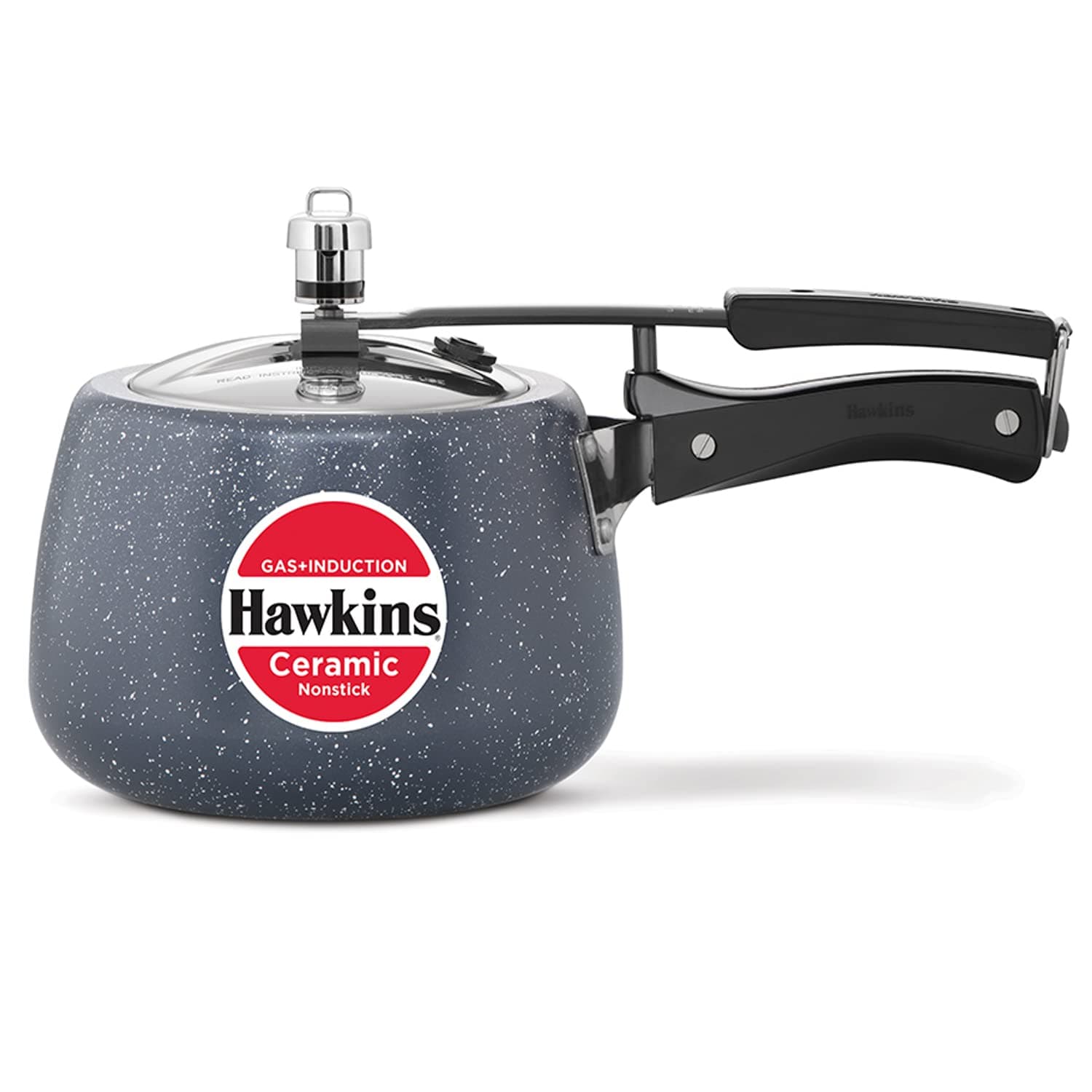 Hawkins 3 Litre Ceramic Nonstick Pressure Cooker, Induction Inner Lid Cooker, Blue (ICC30)