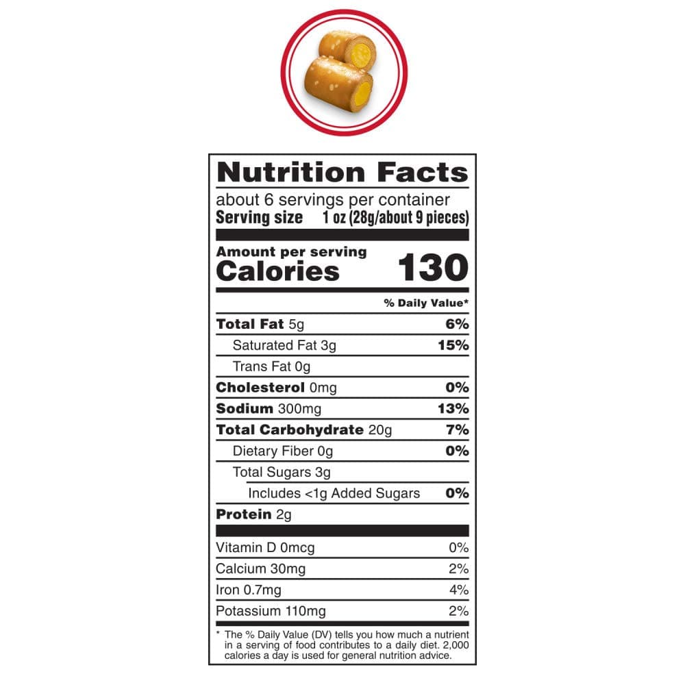 COMBOS Cheese Snacks - Spicy Honey Mustard Pretzel Baked Snack Packs, Cheese Crackers Snacks, 6.3-Ounce Bag Bulk Box (Pack of 12)