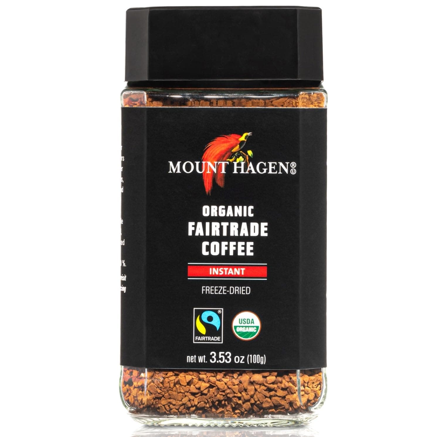 Mount Hagen Organic Freeze Dried Instant Ground Coffee (3.53oz)