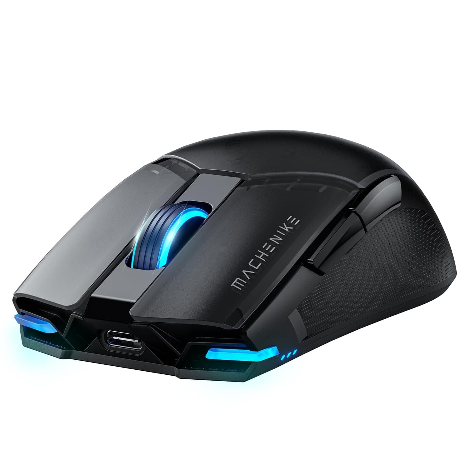 Wireless Gaming Mouse,26,000 DPI,PAW3395 Sensor,RGB Backlit,Ergonomic Design,6 Programmable Buttons,Long Battery Life,Ultra-Lightweight,White Gaming Mice Compatible with PC, Mac