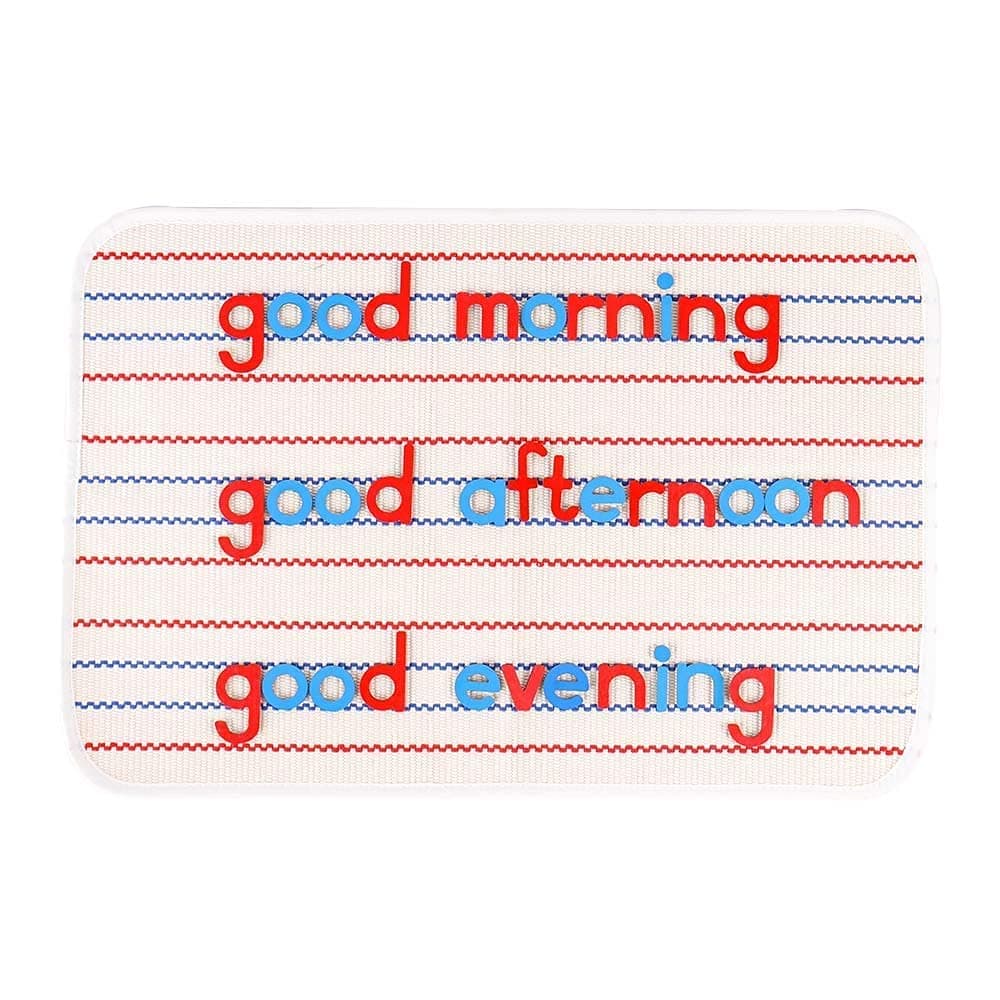 Montessori Rug Mat for Small Movable Alphabets Letters Montessori Preschool Spelling Learning Language Materials Toys (ONLY MAT)