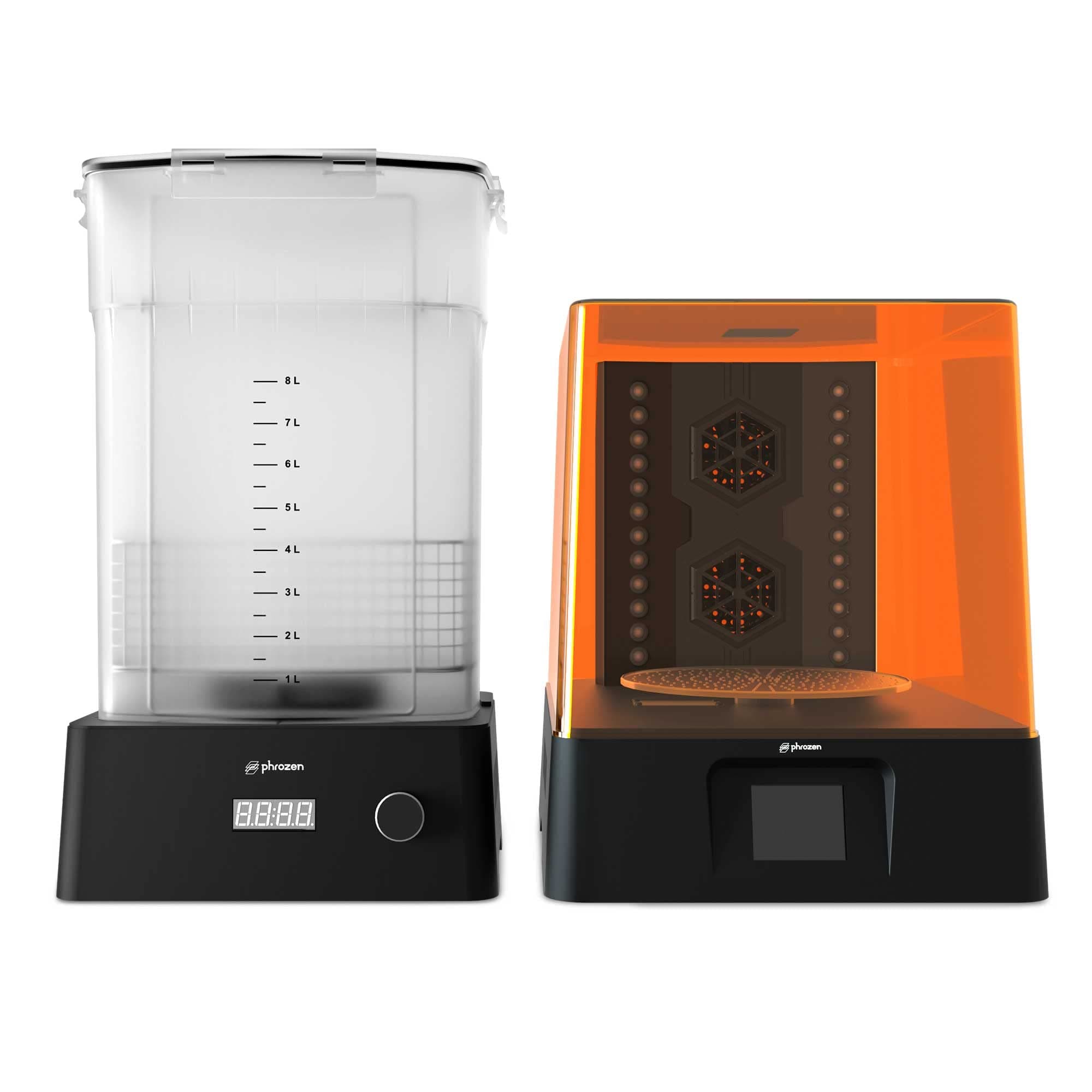 Wash & Cure Kit, Washing Station, Curing Station, Wash, Cure, and Dry, One Stop Post-Printing Solution, Large Build, Fan Drying Mode, Ultra high UV Light Power